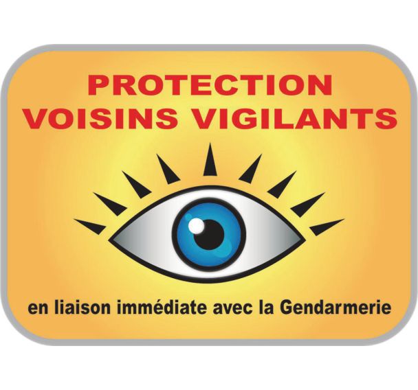 Panneau extérieur voisins vigilants