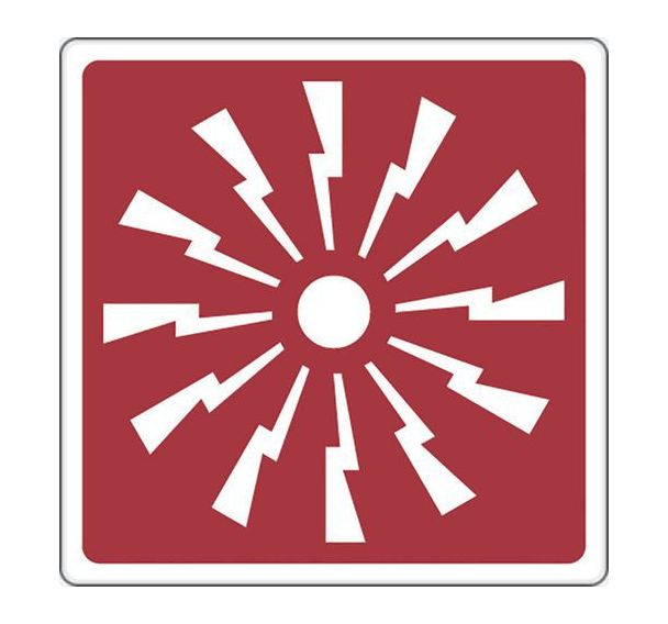 Panneau incendie - Alarme - Aluminium