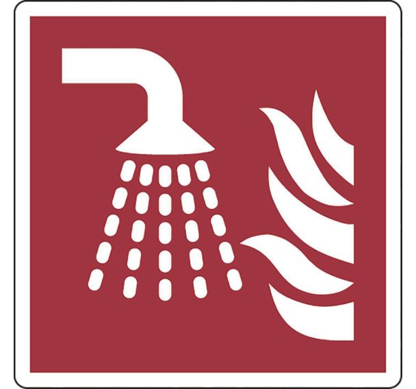 Panneau incendie - Système extinction incendie par brouillard d'eau - Aluminium