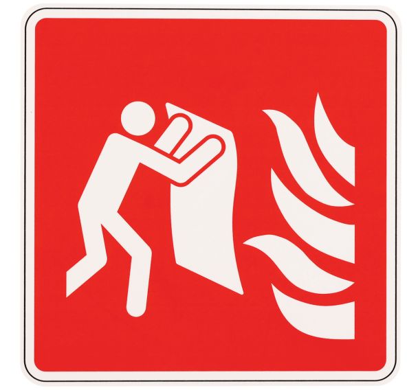 Panneau incendie Couverture anti-feu aluminium - Manutan Expert