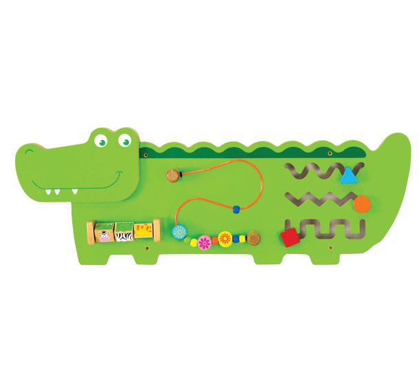 Panneau mural crocodile