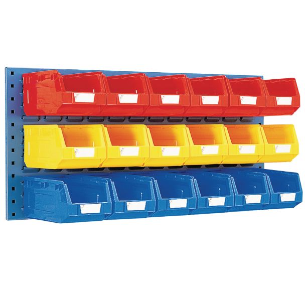 Panneau mural équipé de bacs à bec Kangourou