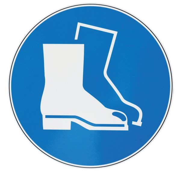 Panneau obligation Chaussures de sécurité Aluminium - Manutan Expert