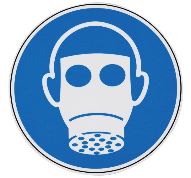 Panneau obligation - Protection des voies respiratoires - Aluminium