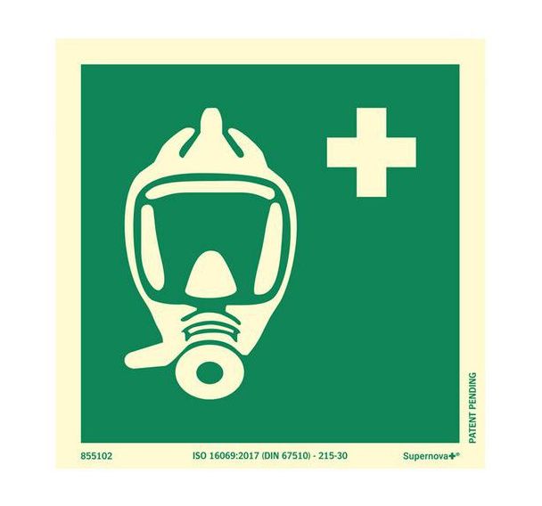 Panneau photoluminescent Appareil respiratoire - Supernova+®