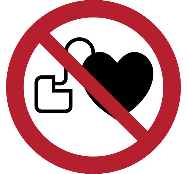 Panneau Acces interdit aux personnes portant un pacemaker - Djois Made By Tarifold