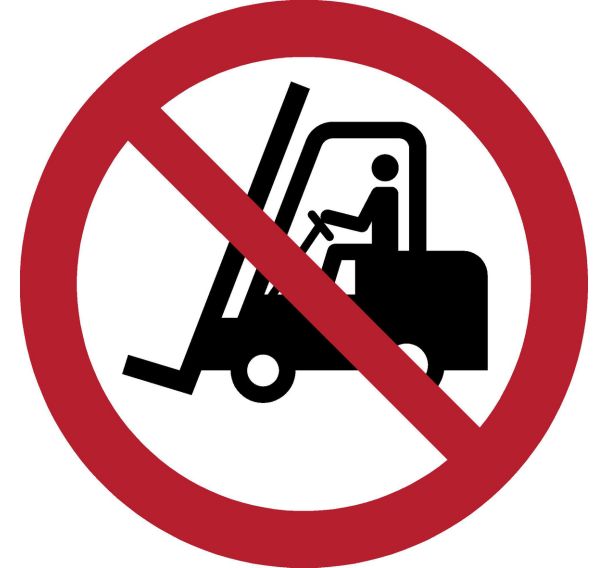Panneau Acces interdit aux vehicules de transport - Djois Made By Tarifold