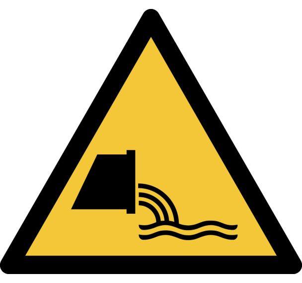 Panneau pictogramme Evacuation Des Eaux Usees - Djois Made By Tarifold