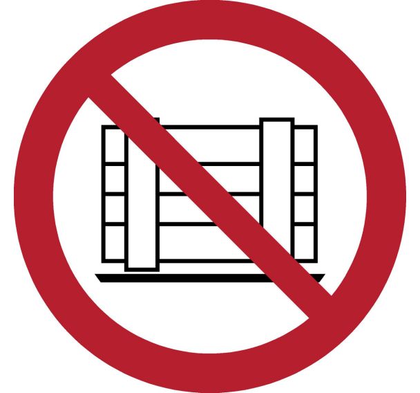 Panneau Interdiction de bloquer le chemin - Djois Made By Tarifold