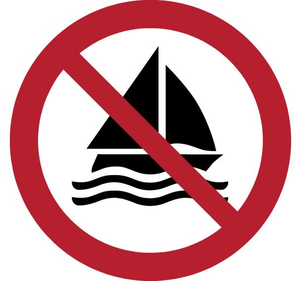 Panneau Interdiction de faire de la voile - Djois Made By Tarifold