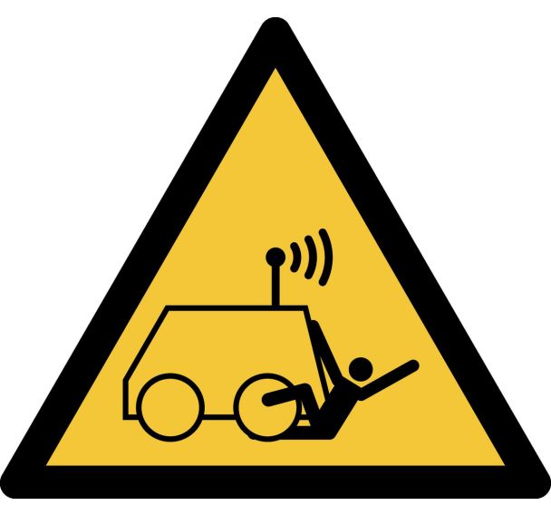 Panneau pictogramme Machine Telecommandee - Djois Made By Tarifold