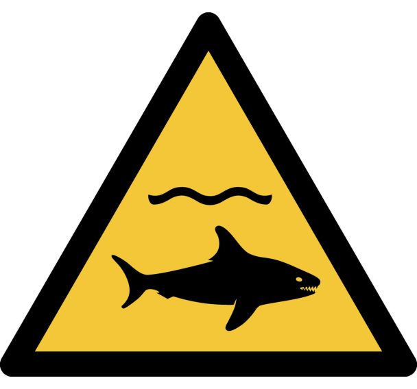 Panneau pictogramme Requin - Djois Made By Tarifold
