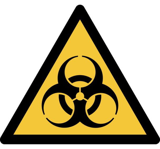 Panneau pictogramme Risque Biologique - Djois Made By Tarifold