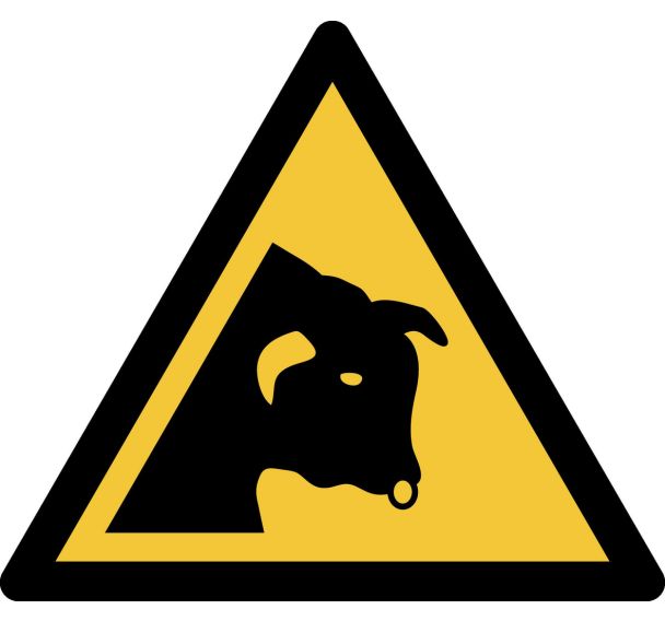 Panneau pictogramme Taureau - Djois Made By Tarifold