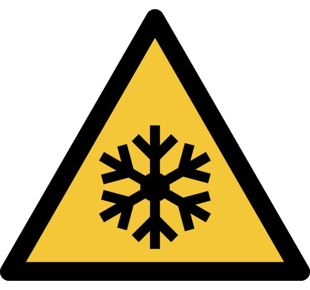 Panneau pictogramme Temperatures Basses - Djois Made By Tarifold
