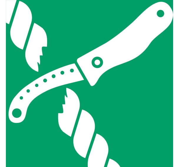 Panneau pictogramme couteau de survie - Djois Made By Tarifold