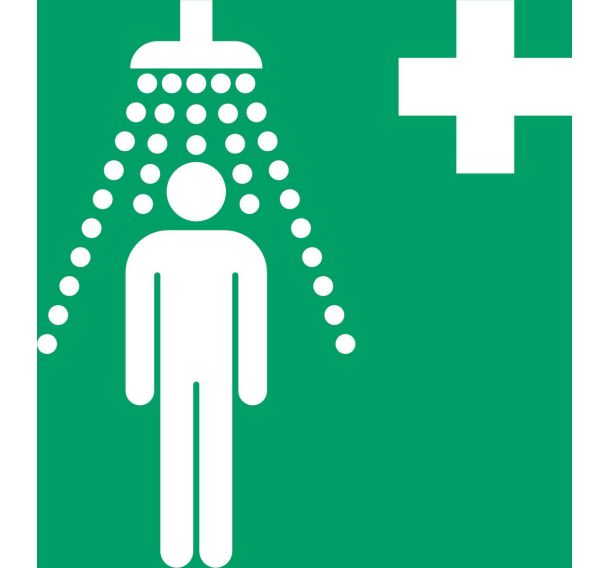 Panneau pictogramme douche de secours - Djois Made By Tarifold