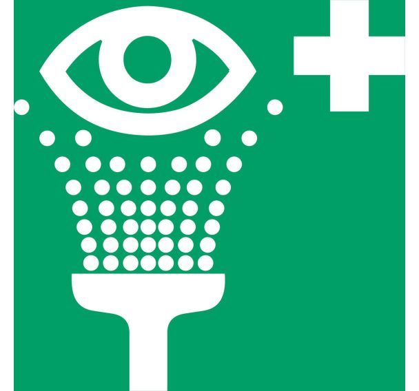 Panneau pictogramme douche oculaire - Djois Made By Tarifold