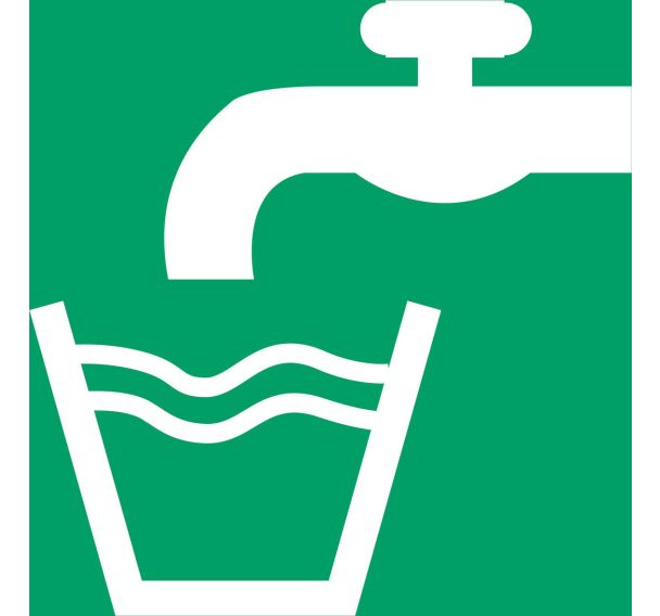 Panneau pictogramme eau potable - Djois Made By Tarifold
