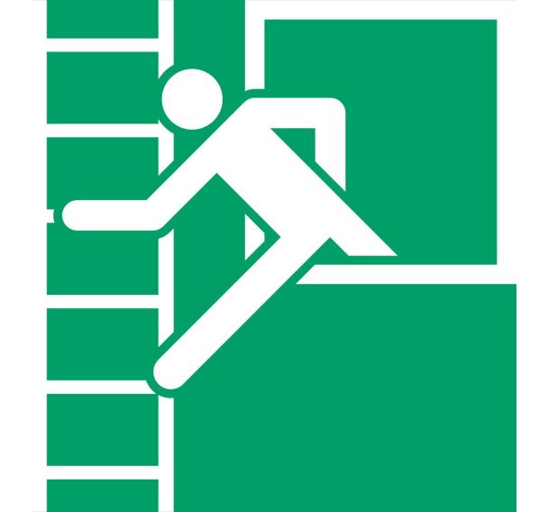 Panneau fenetre de secours escalier de secours fixe - Djois Made By Tarifold