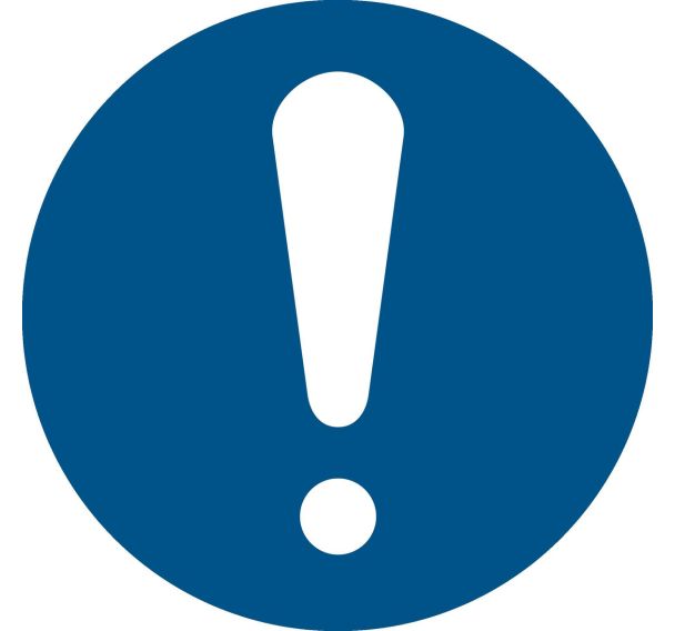 Panneau pictogramme obligation generale - Djois Made By Tarifold