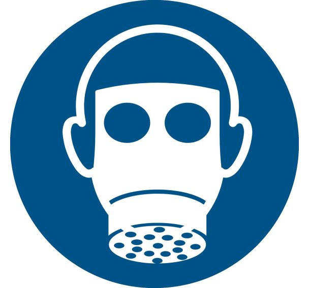 Panneau protection respiratoire obligatoire - Djois Made By Tarifold