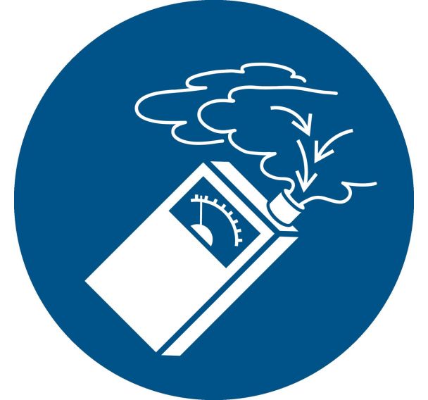 Panneau utilisation d'un metre a gaz obligatoire - Djois Made By Tarifold