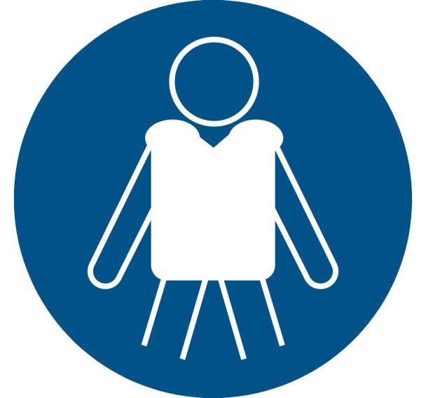 Panneau utilisation obligatoire d'un gilet de sauvetage - Djois Made By Tarifold