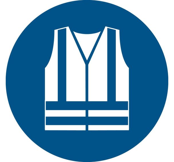 Panneau picto veste de protection obligatoire - Djois Made By Tarifold