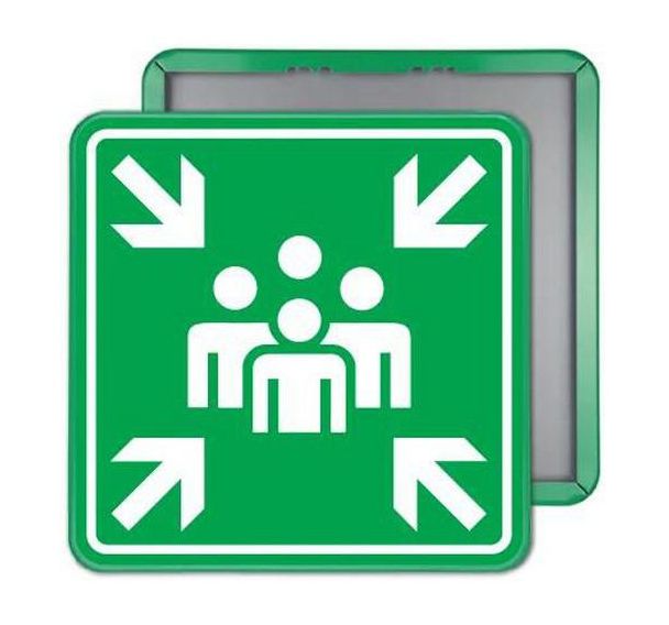 Panneau point de rassemblement - Relexim