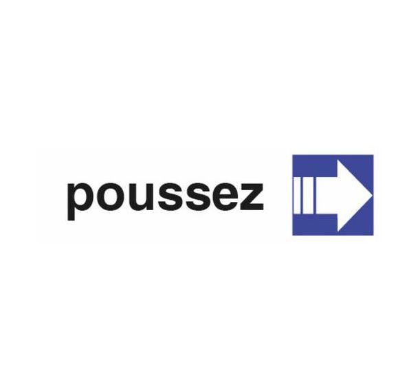 Panneau pour porte Poussez - Pavo