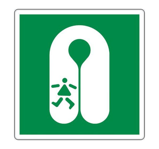 Panneau secours - Gilet sauvetage enfants - Aluminium