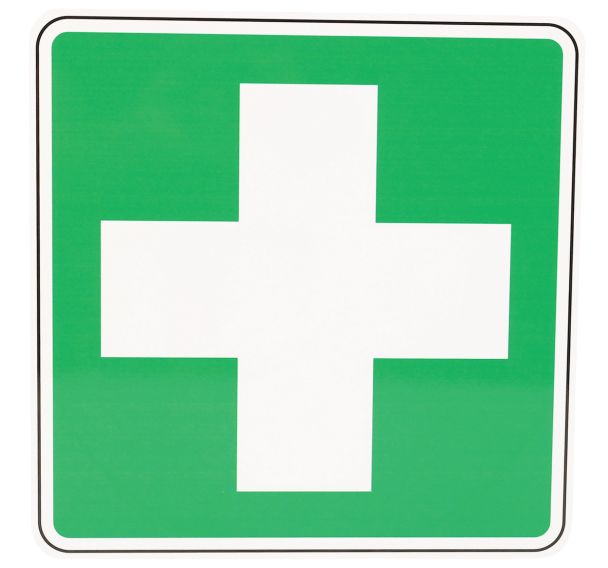 Panneau secours - Premiers secours - Aluminium - Manutan Expert