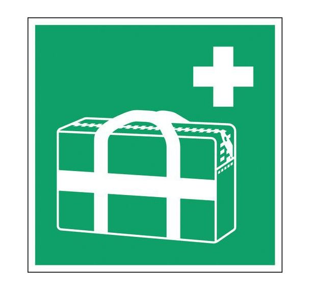 Panneau secours - Sac médical urgence - Rigide, Largeur : 200 mm