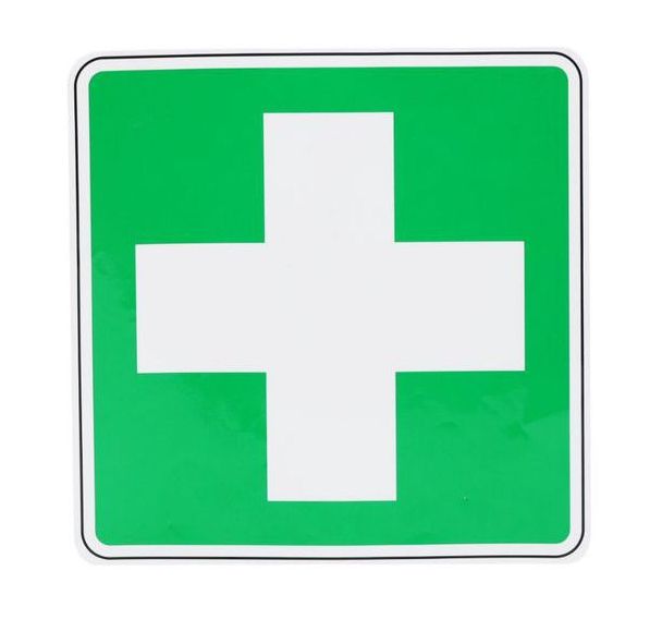 Panneau secours Premiers secours adhésif - Manutan Expert