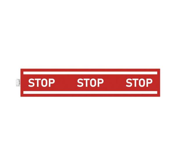 Panneau stop adhésif bande stop