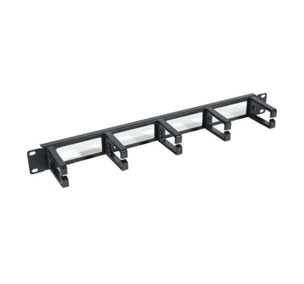 Panneau support cables 1U 19'' ouvert