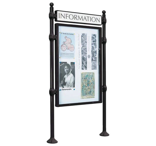 Panneau vitrine Province simple face titre - Boule - Procity