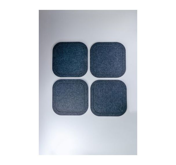 Panneaux acoustiques carré PET performants - Manutan Expert