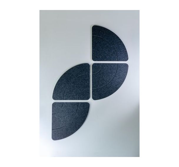 Panneaux acoustiques cercle PET performants - Manutan Expert