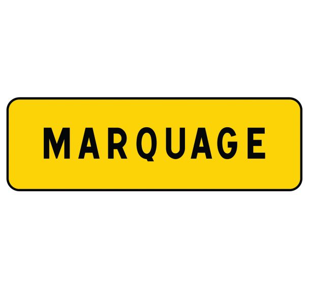 Pannonceau de signalisation type KM