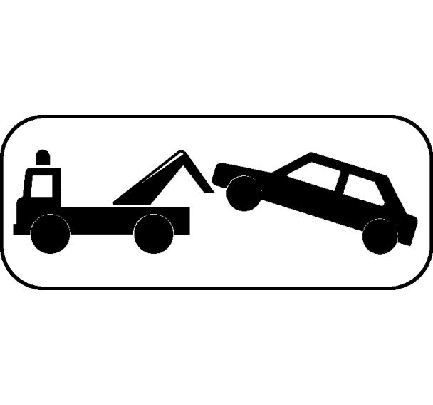 Panonceau pour panneaux de signalisation type B - M6a - Stationnement gênant