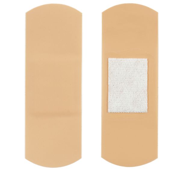 Lot de 100 pansements plastiques, 2,5x7,2 cm chair boite-Securimed