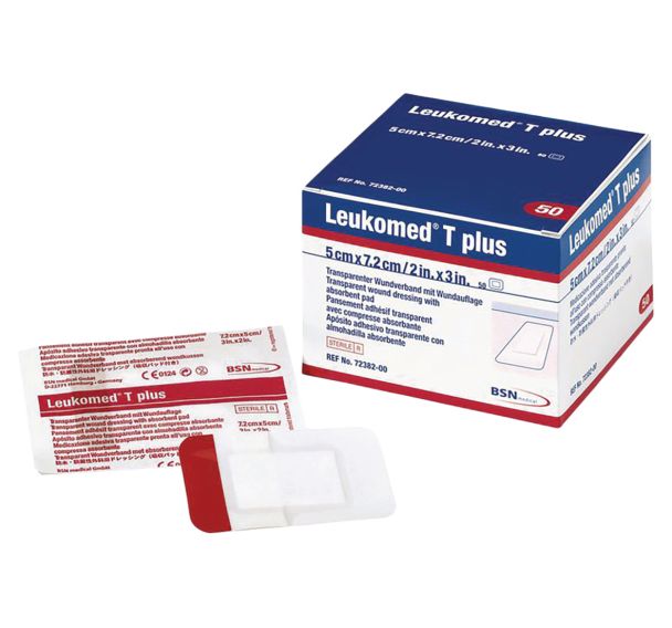 Lot de 50 pansements stériles, coloris transparent, 8x10cm boite-BSN Medical