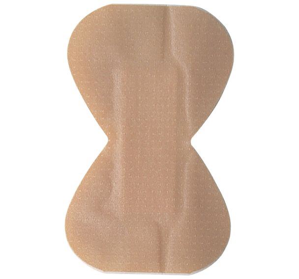 Lot de 10 pansements papillons tissés, chair-Securimed