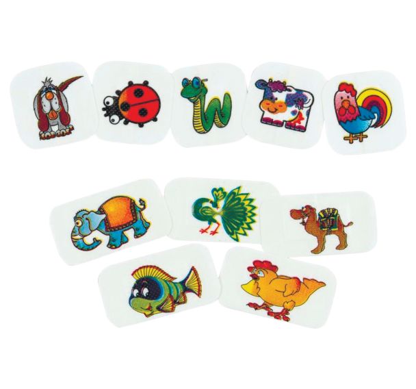 Pansements enfants assortis thème animal x100 -Securimed