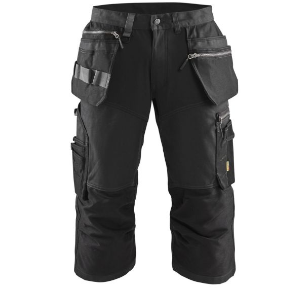 Pantacourt d'artisan stretch noir