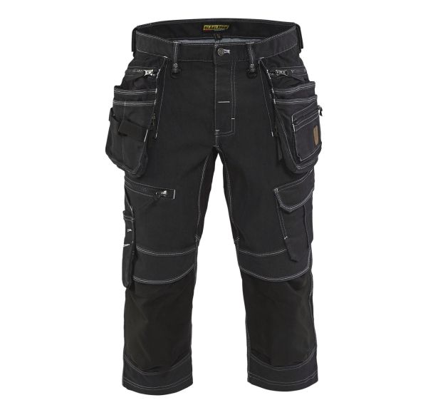 Pantacourt x1900 artisan stretch 2D noir