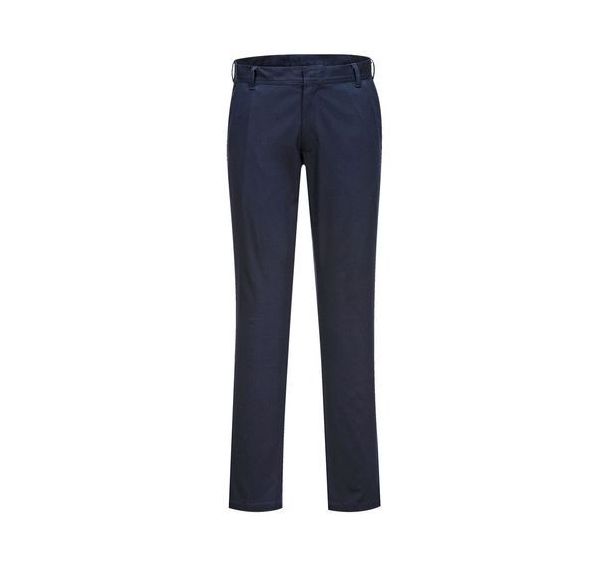 Pantalon Femme Chino Slim Stretch Bleu foncé - Portwest