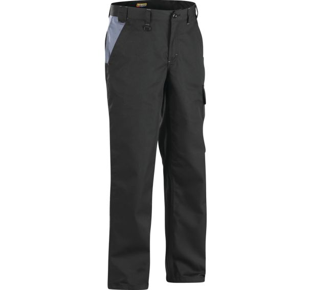 Pantalon Industrie 1404 - Noir/gris - Coton croisé/polyester - Blaklader